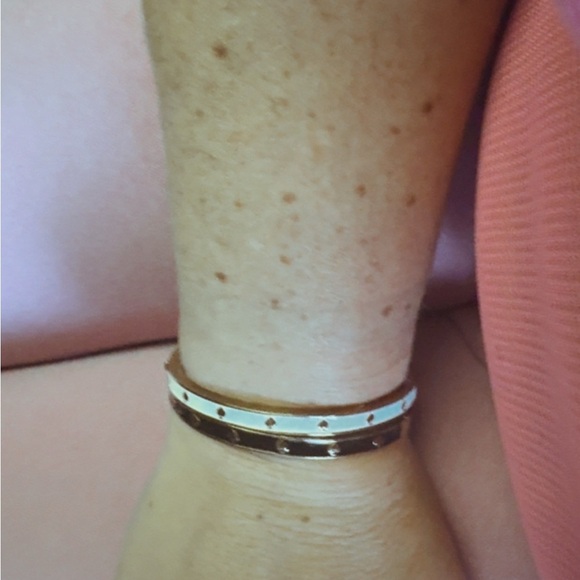 Kate Spade Gold and White Spade Bracelet - Picture 8 of 8